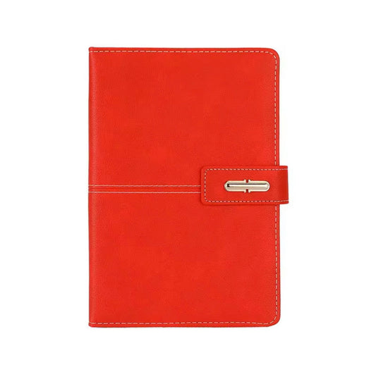 Eco-Friendly A5 Leather Notebook – Premium Business & Event Essential