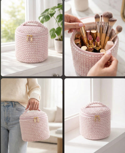Medium Cotton Cosmetic Bag (Everyday Essentials)