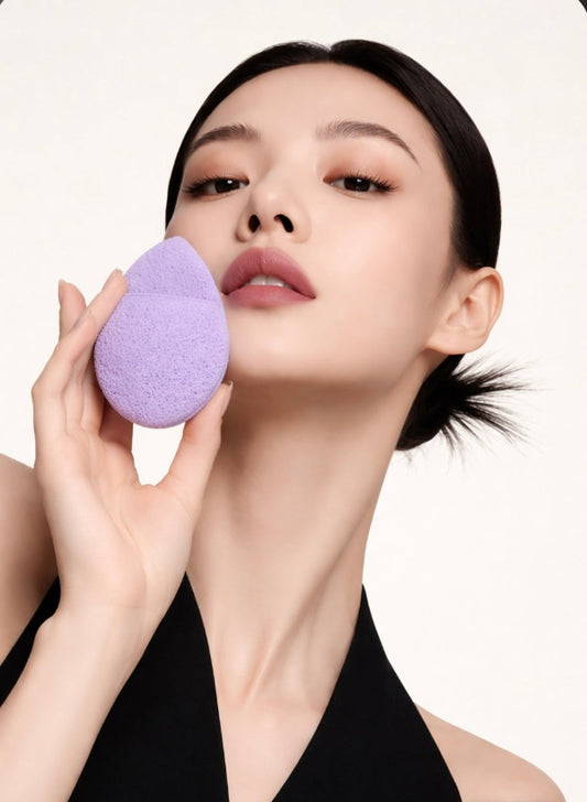 Colorful Soft Eco-Friendly Reusable Makeup Removal Puff – Waterdrop Shape, Latex-Free