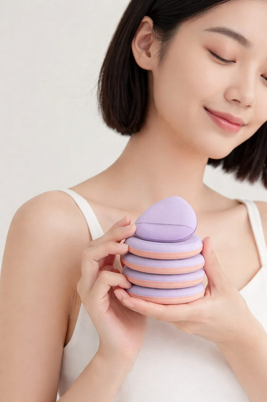 Finger Powder Puff Thumb Air Cushion – Mini Makeup Puffs (6-Pack)