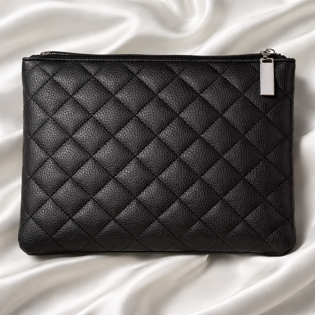 Premium Black Eco-Friendly Makeup Brush Set with Makeup Bag