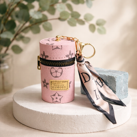 Mili Jae PU Leather Bag Pendant (Mini Coin Pouch Keychain)