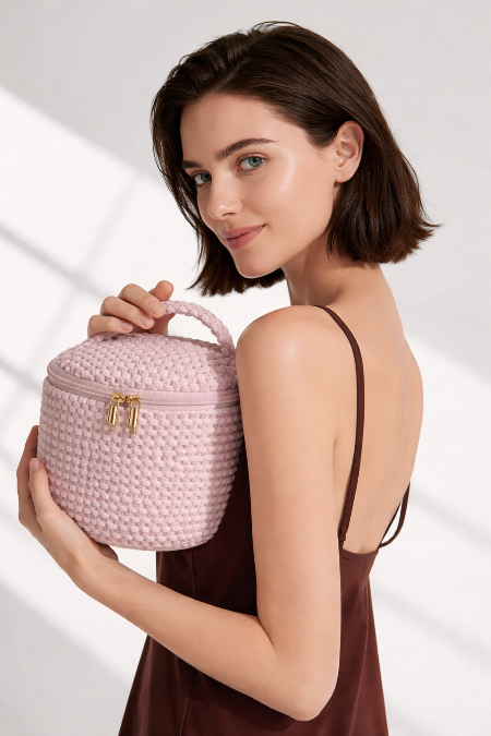 Medium Cotton Cosmetic Bag (Everyday Essentials)