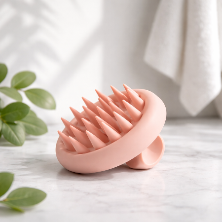 Silicone Bath & Scalp Massager Brush