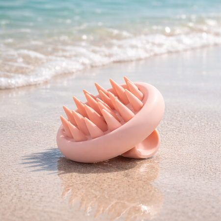Silicone Bath & Scalp Massager Brush