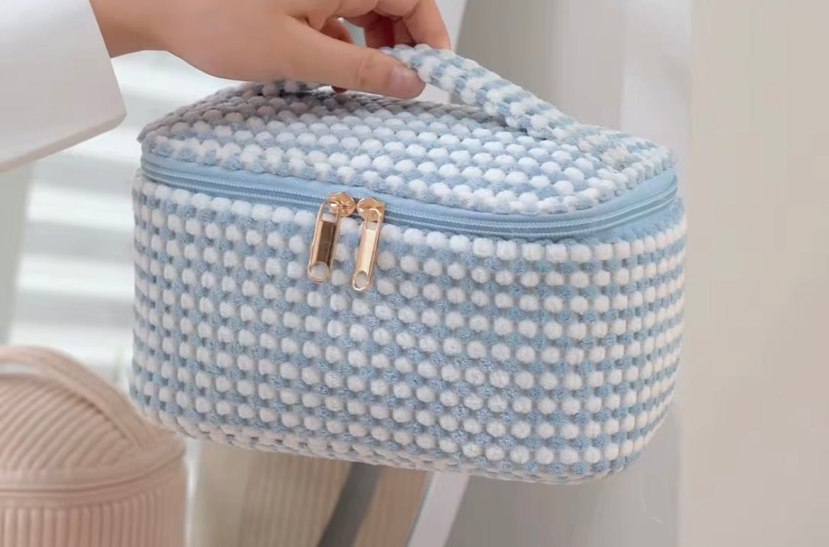Large Cotton Makeup Bag (Main Organizer)
