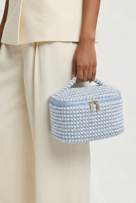 Large Cotton Makeup Bag (Main Organizer)