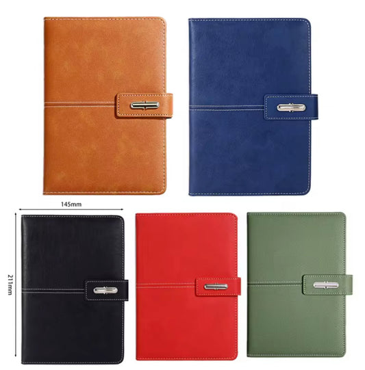 Eco-Friendly A5 Leather Notebook – Premium Business & Event Essential