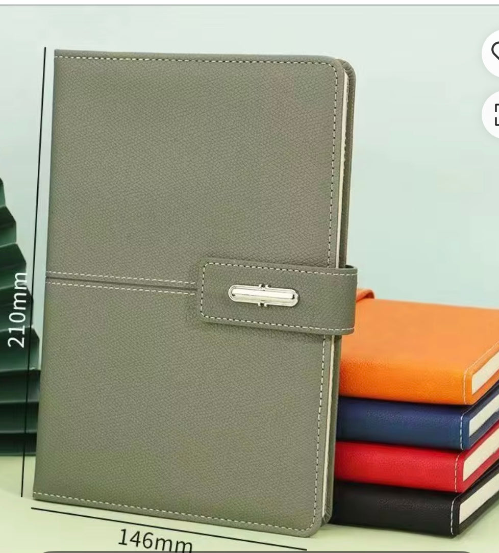 Eco-Friendly A5 Leather Notebook
